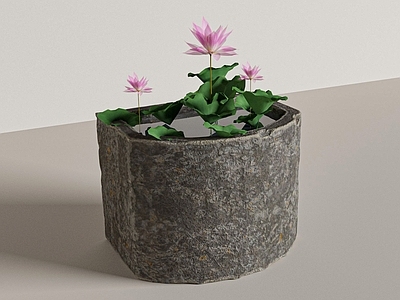 中式其他景观小品 水缸