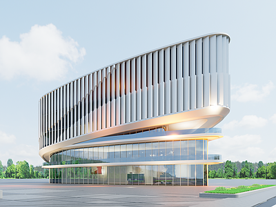 现代展览馆建筑 现代展览馆 现代文化馆 展览馆 现代图书馆 现代科技馆