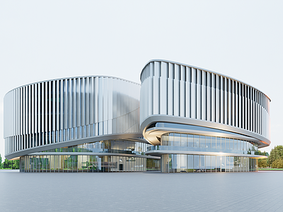 现代展览馆建筑 现代展览馆 现代文化馆 展览馆 现代图书馆 现代科技馆