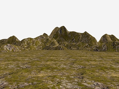 现代陡坡山体 群山山脉 山体 山地 公园景观 地形