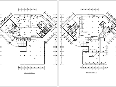 防排烟系统 14层宿舍楼 施工图
