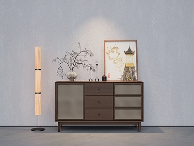 中古客餐厅 诧寂玄关柜 端景玄关柜 边柜 矮柜 中古柜