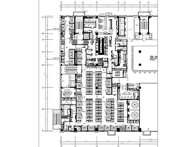 现代火锅店 海底捞火锅店 全 施工图