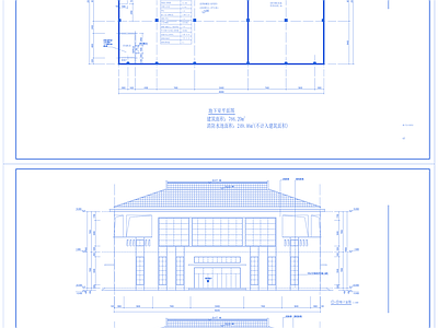 现代其他建筑 卫生院立面改造 丁类厂房改丙类 乡村纪念馆 施工图