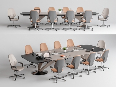 现代会议桌椅组合 会议室