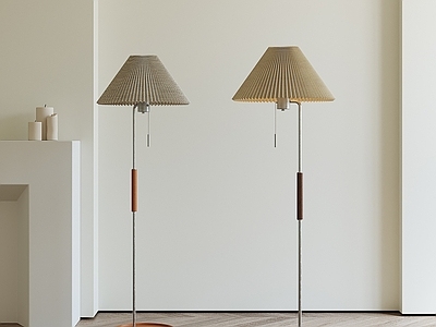 北欧中古落地灯 复古落地灯 金属落地灯