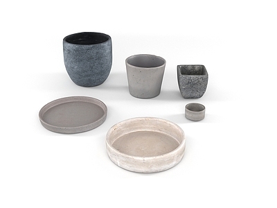 其他生活用品 陶瓷器皿 石盘 石臼