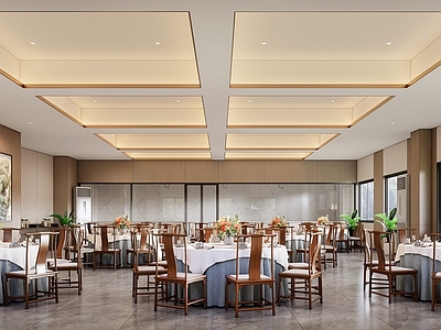 中式新中式中餐厅 中式餐厅 中式宴会厅