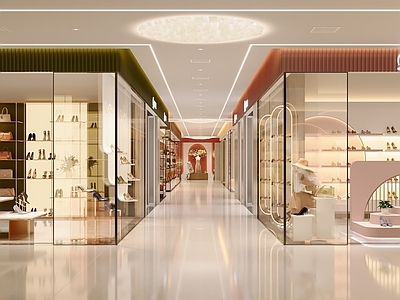 现代服装店 女装鞋店 鞋店