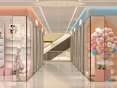 现代服装店 童鞋 鞋店 女装店