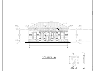 法式建筑综合节点 法式石材幕墙 施工图
