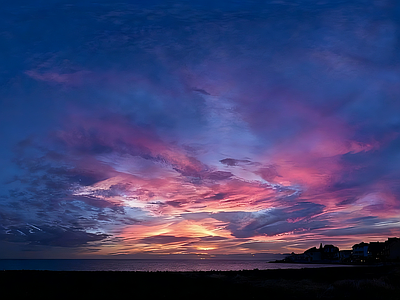 现代天空HDR 傍晚天空HDR 黄昏HDR