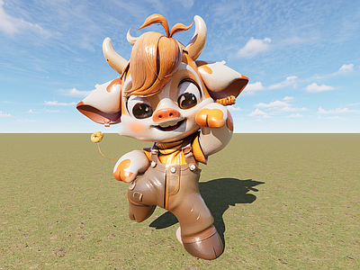 现代其他景观小品 3D牛ip