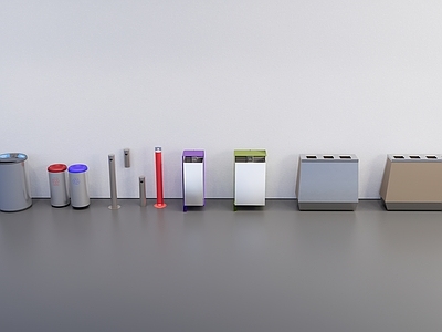 现代极简垃圾桶 分类垃圾桶 户外垃圾桶 公共垃圾桶 商场垃圾桶 户外立柱烟灰缸