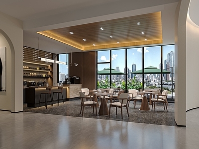 侘寂中古咖啡厅 现代咖啡厅