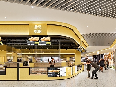 现代商场 商场中岛 商场过道 商场公区 商场走廊