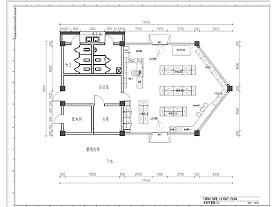 现代其他建筑 加油站小超市 加油站卫生间 施工图