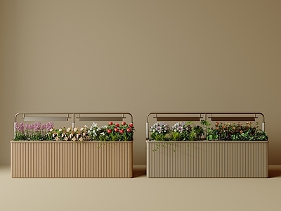 植物堆 花箱 现代 户外植物