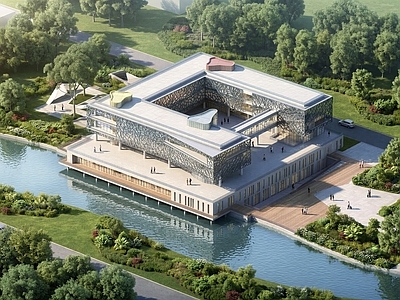 现代展览馆建筑 现代展览馆建筑 展览馆 公共展览馆