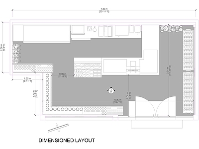 现代超市 小超市图纸 施工图