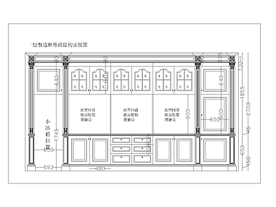 欧式家具图库 动态图块 别墅欧式餐边柜 欧式餐边柜 餐边柜 装饰餐边柜 施工图