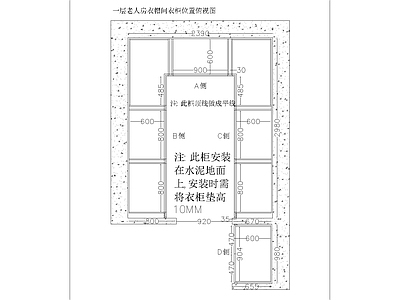 欧式家具图库 动态图块 欧式老人房衣帽间 欧式衣帽间 欧式衣帽间 衣帽间 施工图