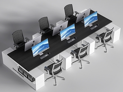 现代办公桌椅 现代办公桌椅 工位桌椅 公司办公桌