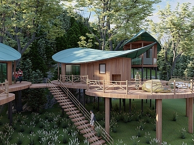 现代树屋 丛林树屋