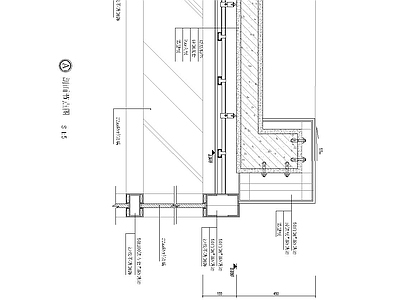 建筑综合节点 不锈钢 玻璃幕墙 施工图