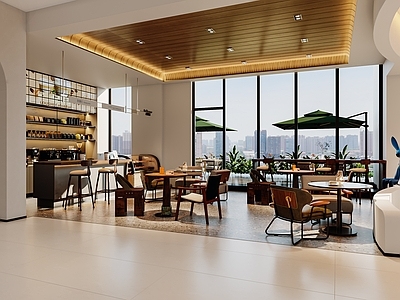 侘寂中古咖啡厅 意式轻奢咖啡厅