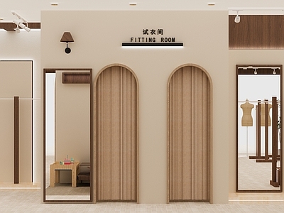 简约原木服装店 女装店