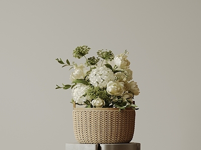 现代中古花艺 现代中古花瓶花艺 新中式花瓶 侘寂风装饰品 极简玻璃花瓶 餐桌陶瓷花瓶