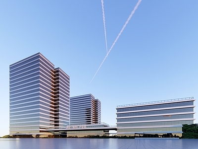 现代简约其他商业建筑 产业园 商业办公 写字楼
