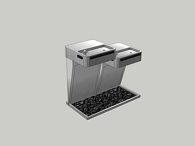 现代其他景观小品 洗手池 儿童区洗手池