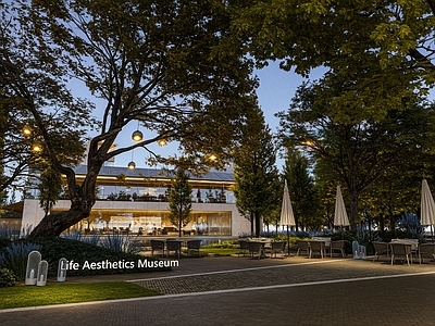 现代新中式售楼处建筑 展示中心 现代中式售楼处 现代中式示范区 沿水售楼处 中式院落空间