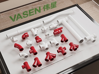 管道 现代管道 五金 PVC管道 五金水管 龙头三通