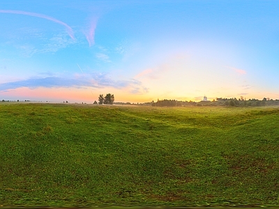 现代新中式天空HDR 黄昏HDR