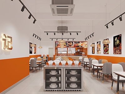 现代快餐店 快餐店 卤味店 烧烤店 餐厅