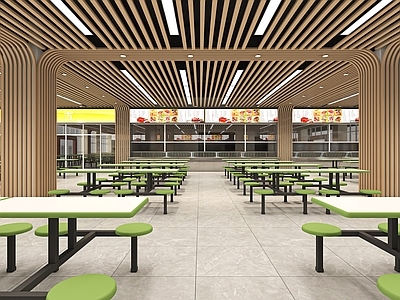 现代食堂 现代大学食堂
