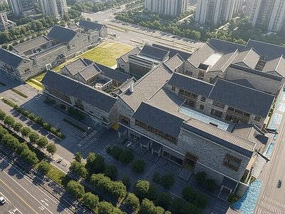 中式古建筑 中式 传统建筑