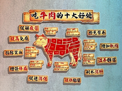 现代火锅店 火锅店装饰画 牛肉火锅店装饰画 餐厅装饰画