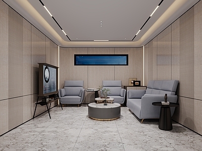 现代影音室 休闲区 影音室