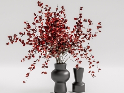 现代花瓶 插花