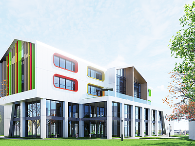 现代医院建筑 托育中心 妇幼保健院