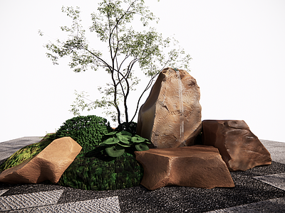 新中式现代景观石 景观石 流水景观石 庭院水景石 展示区水景小品 水景石小品