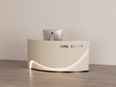 现代极简商场 现代极简前台接待