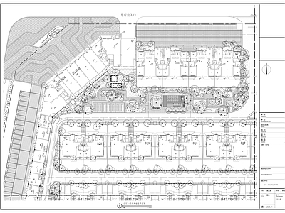 宅间绿地 大区绿化景观 施工图