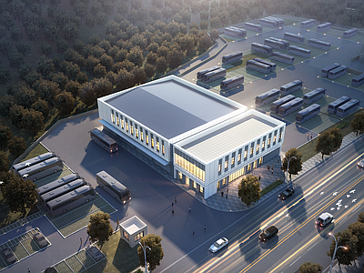 现代其他工业建筑 现代简约产业园 配套办公 精工美学