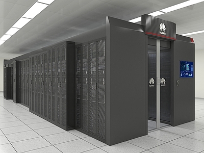 现代其他公共空间 华为模块化机房 微模块