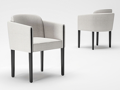 现代意式休闲椅 现代休闲椅 餐椅 扶手椅 书椅 布椅